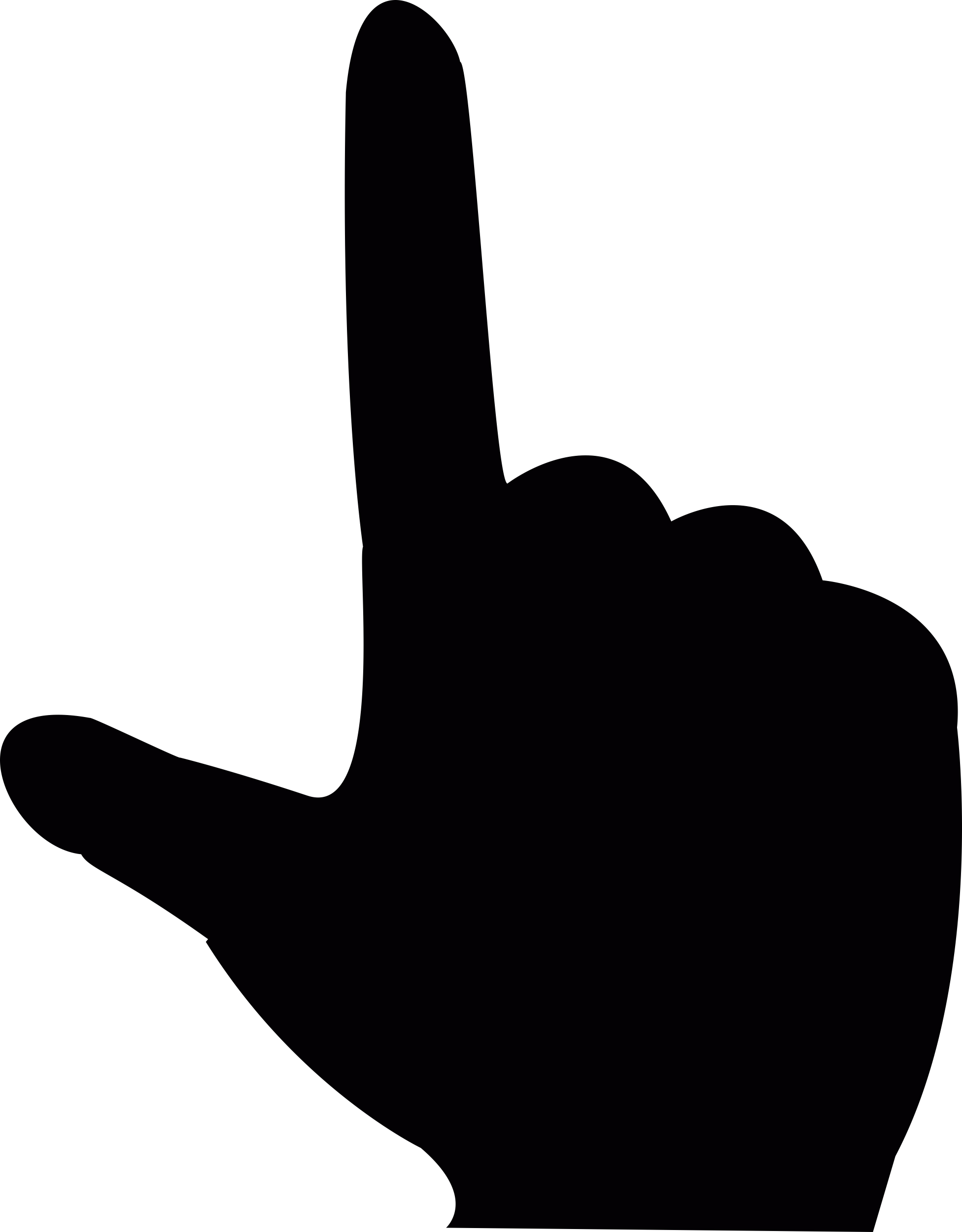 Hand Pointing Up Sketch Style Svg Vector Free Vectors